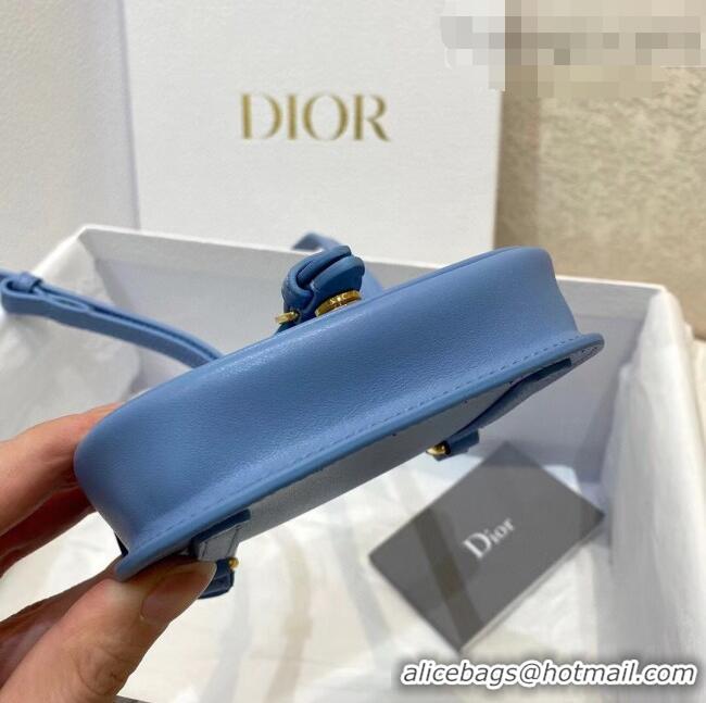 Cheapest Dior Bobby Micro Bag in Cornflower S5109 Blue Smooth Calfskin 2022