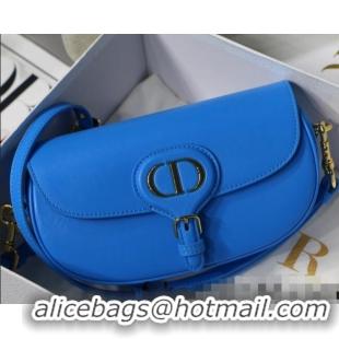 Well Crafted Dior Bobby East-West Bag in Smooth Leather CD1344 Lake Blue 2022