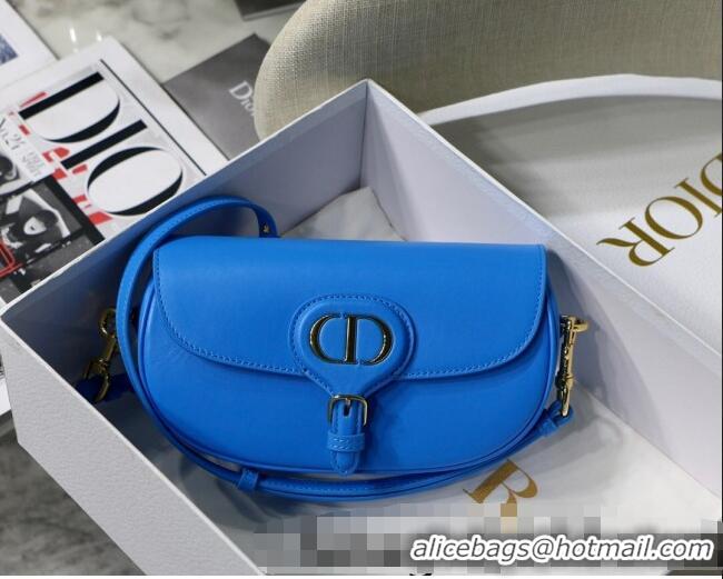 Well Crafted Dior Bobby East-West Bag in Smooth Leather CD1344 Lake Blue 2022