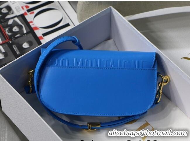 Well Crafted Dior Bobby East-West Bag in Smooth Leather CD1344 Lake Blue 2022