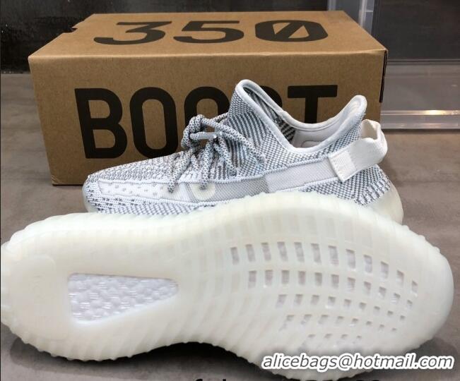 Discount Adidas Yeezy Boost 350 V2 Sneakers ' White Static' Grey 042009