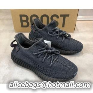 Popular Style Adidas Yeezy Boost 350 V2 Sneakers ' Black Static Refective' 042011