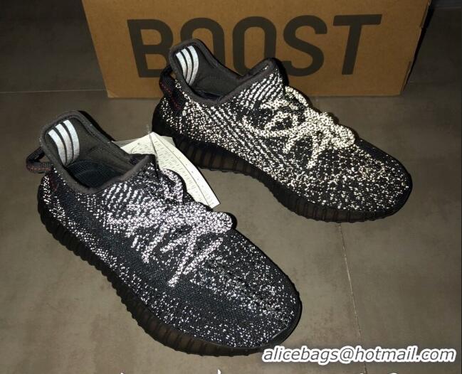 Popular Style Adidas Yeezy Boost 350 V2 Sneakers ' Black Static Refective' 042011