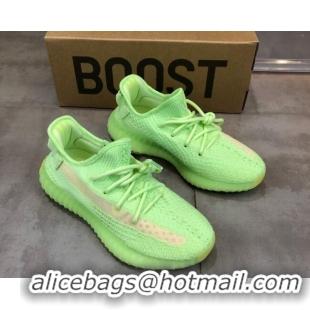 Stylish Adidas Yeezy Boost 350 V2 Sneakers 'Glow Green Static Refective ' 042014 