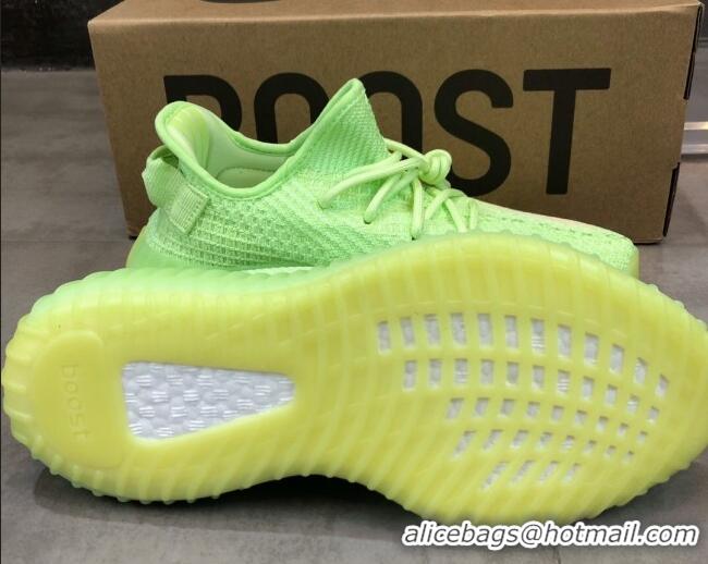 Stylish Adidas Yeezy Boost 350 V2 Sneakers 'Glow Green Static Refective ' 042014 