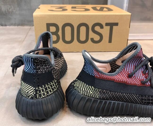 Stylish Adidas Yeezy Boost 350 V2 Sneakers 'Yecher Refective' Black/Red 042015