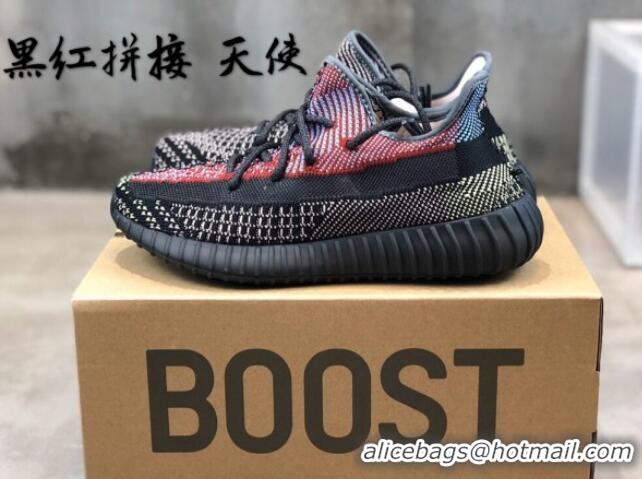 Discount Adidas Yeezy Boost 350 V2 Sneakers ' Yecherf Static' Black/Red 042016