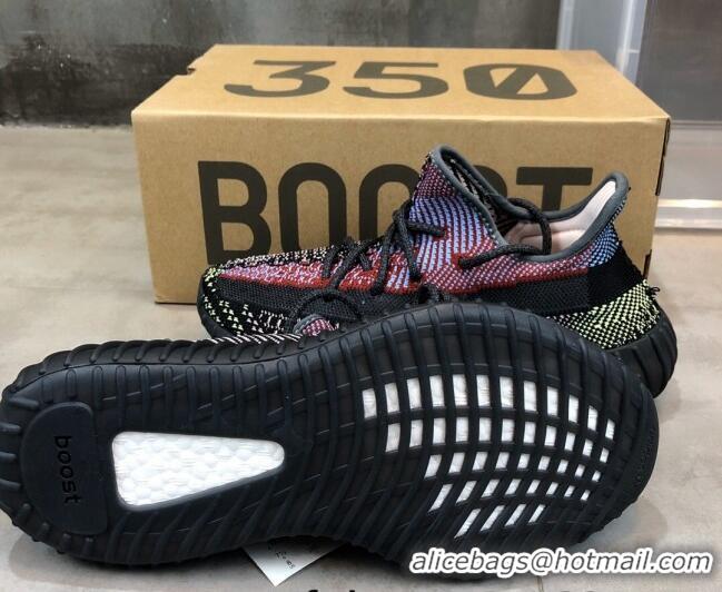 Discount Adidas Yeezy Boost 350 V2 Sneakers ' Yecherf Static' Black/Red 042016