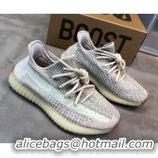 Grade Quality Adidas Yeezy Boost 350 V2 Sneakers ' Cloud White Refective 2.0' Pink/Grey 04202