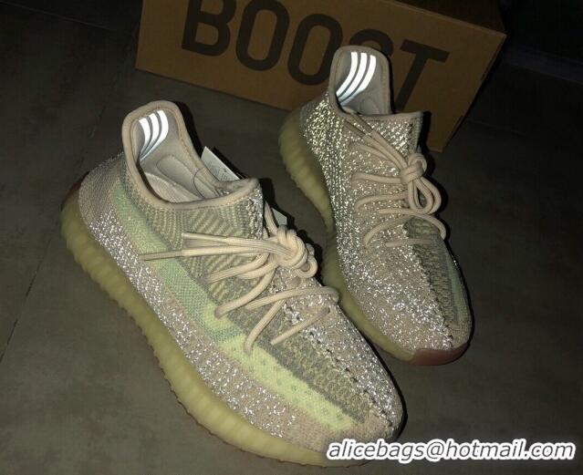 Grade Quality Adidas Yeezy Boost 350 V2 Sneakers ' Cloud White Refective 2.0' Pink/Grey 04202