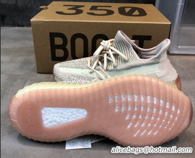 Grade Quality Adidas Yeezy Boost 350 V2 Sneakers ' Cloud White Refective 2.0' Pink/Grey 04202