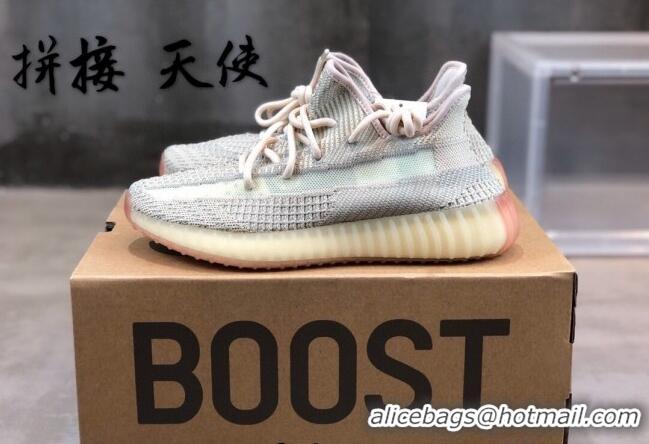 Duplicate Adidas Yeezy Boost 350 V2 Sneakers ' Cloud White Non-Refective 2.0' Pink/Grey 042021