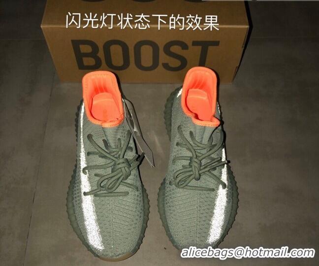 Good Looking Adidas Yeezy Boost 350 V2 Sneakers 'Side Refective ' Grey/Orange 042028 