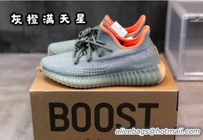 Good Looking Adidas Yeezy Boost 350 V2 Sneakers 'Side Refective ' Grey/Orange 042028 