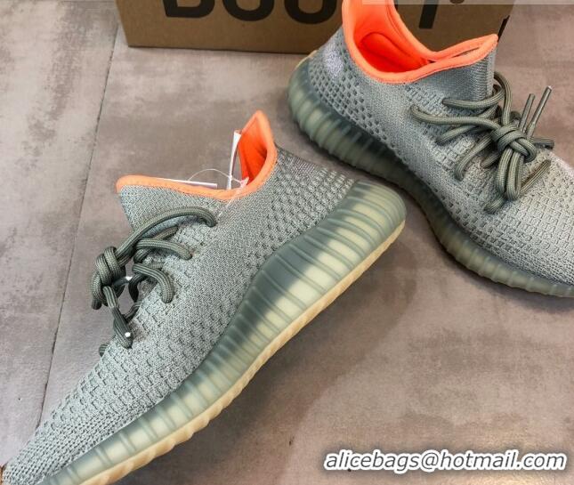 Good Looking Adidas Yeezy Boost 350 V2 Sneakers 'Side Refective ' Grey/Orange 042028 