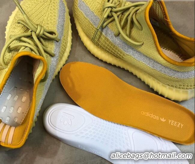 Top Grade Adidas Yeezy Boost 350 V2 Sneakers 'Side Refective ' Yellow 042030