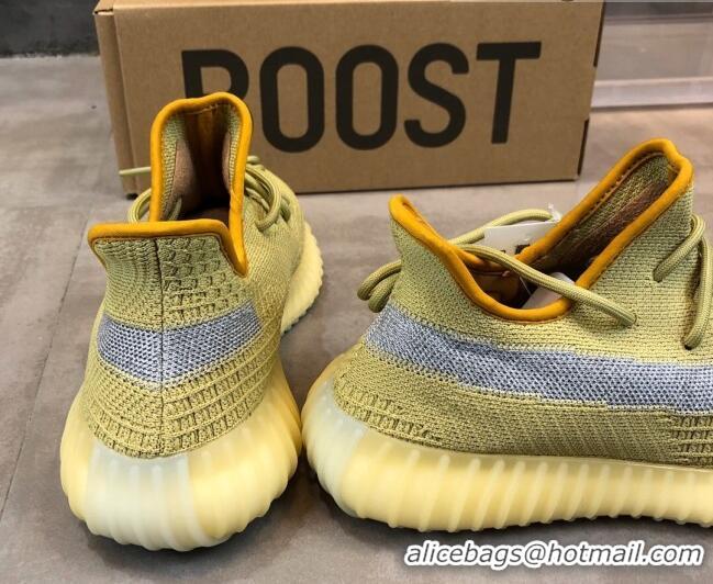 Top Grade Adidas Yeezy Boost 350 V2 Sneakers 'Side Refective ' Yellow 042030