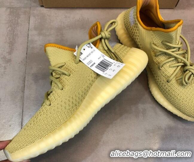 Top Grade Adidas Yeezy Boost 350 V2 Sneakers 'Side Refective ' Yellow 042030