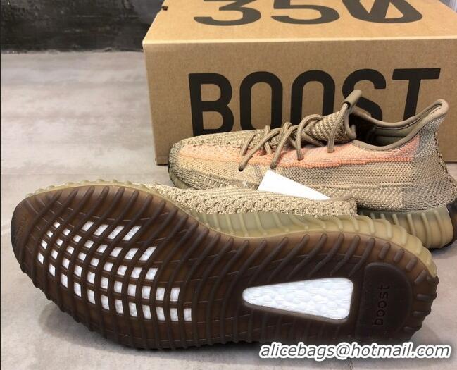 Durable Adidas Yeezy Boost 350 V2 Sneakers Brown/Orange 042038