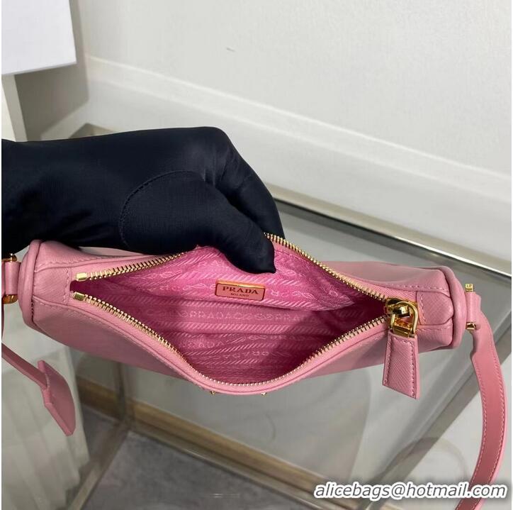 Buy Inexpensive Prada Small Saffiano leather shoulder bag 1BD330 pink