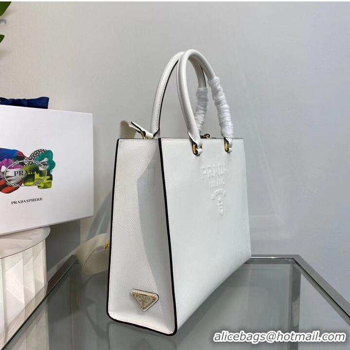 Buy Cheapest Prada Kristen Saffiano bag 1BD355 White