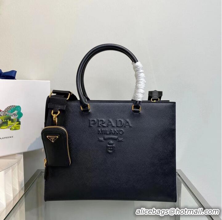 Top Grade Prada Kristen Saffiano bag 1BD355 black