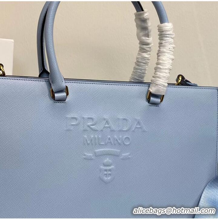 Pretty Style Prada Kristen Saffiano bag 1BD355 sky blue