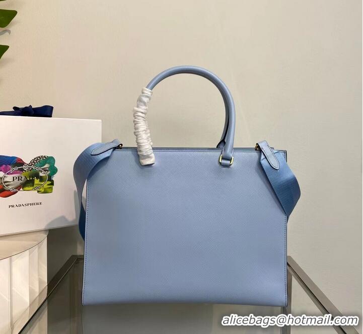 Pretty Style Prada Kristen Saffiano bag 1BD355 sky blue