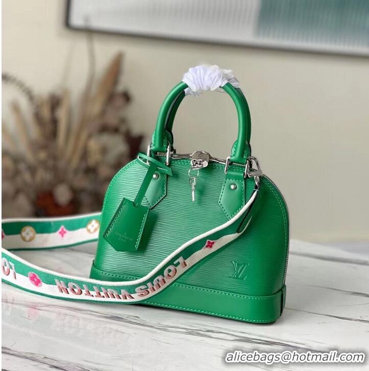 Top Quality Louis Vuitton Original Epi Leather ALMA ALMA BB M59357 Green