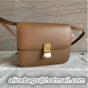 Top Quality Celine MEDIUM CLASSIC BAG IN NATURAL CALFSKIN 189173 Brown