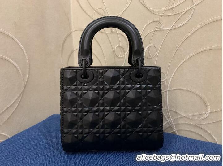 Original Cheap MEDIUM LADY DIOR BAG Cannage Calfskin C2813 black