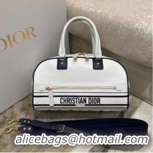 Good Quality DIOR medium leather tote Bag C9189 white