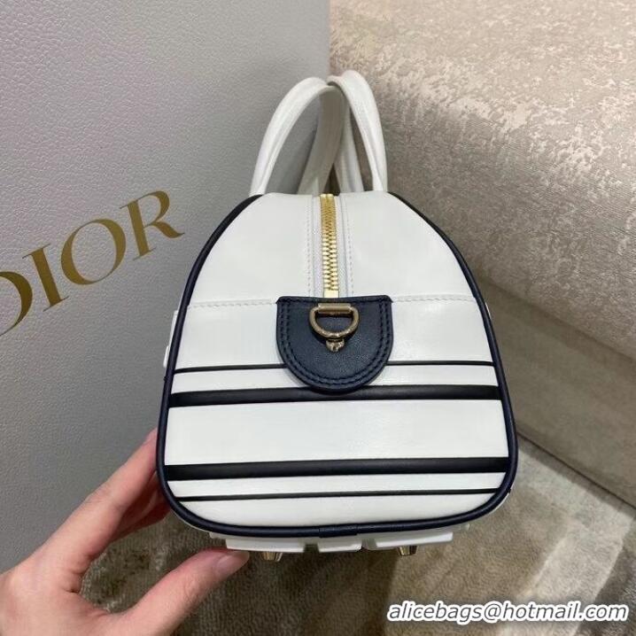 Good Quality DIOR medium leather tote Bag C9189 white