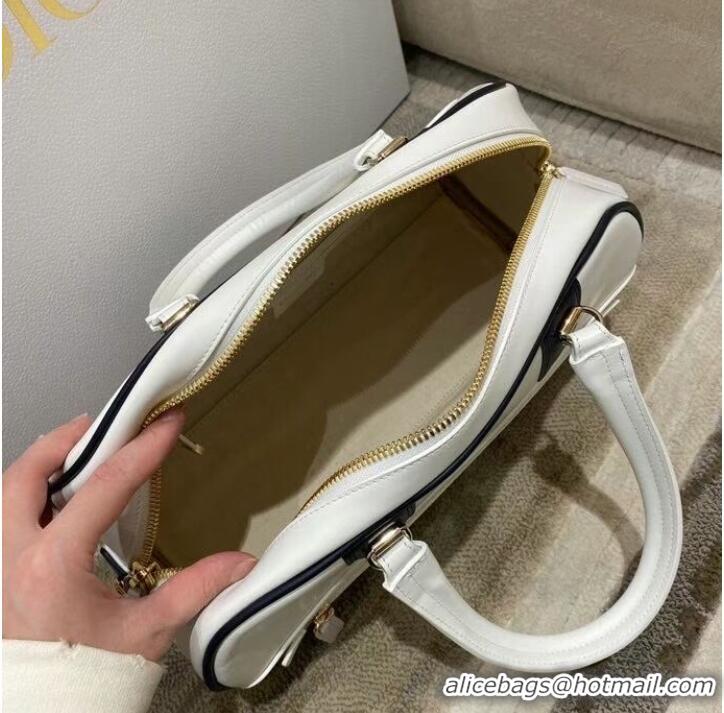 Good Quality DIOR medium leather tote Bag C9189 white