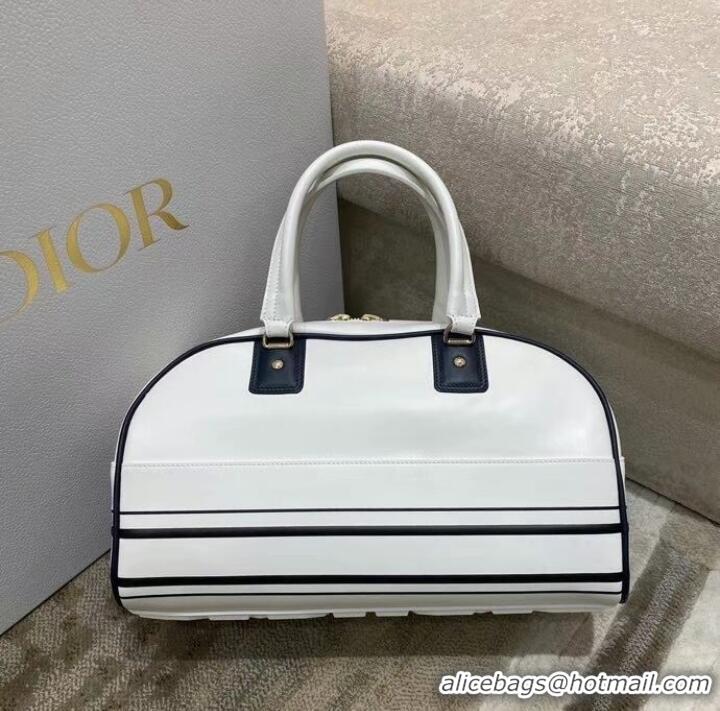 Good Quality DIOR medium leather tote Bag C9189 white