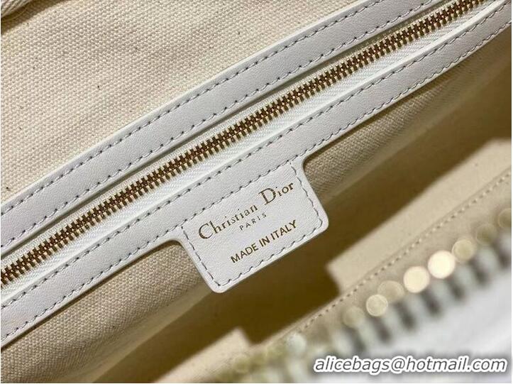 Buy Discount DIOR medium leather tote Bag C9189 gold