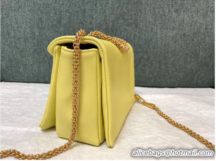 Promotional VALENTINO GARAVANI One Stud Sheepskin Shoulder Bag XW0B0K21 yellow