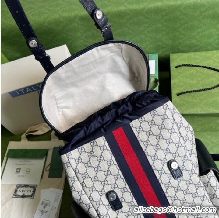 Popular Style Gucci Ophidia GG medium backpack 598140 Blue