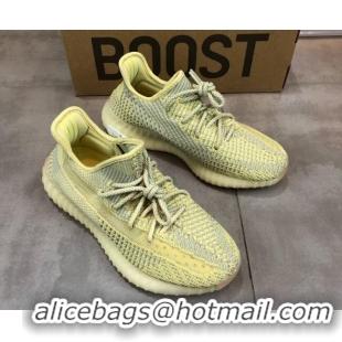 Unique Style Adidas Yeezy Boost 350 V2 Sneakers ' Antlian Static' Yellow 042039