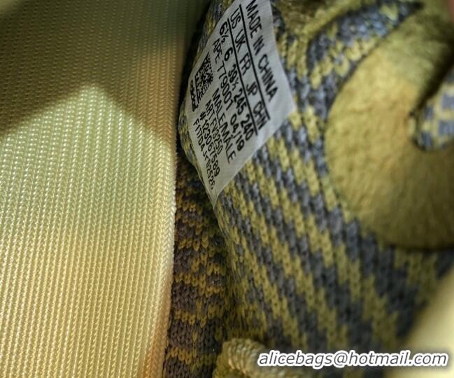 Unique Style Adidas Yeezy Boost 350 V2 Sneakers ' Antlian Static' Yellow 042039