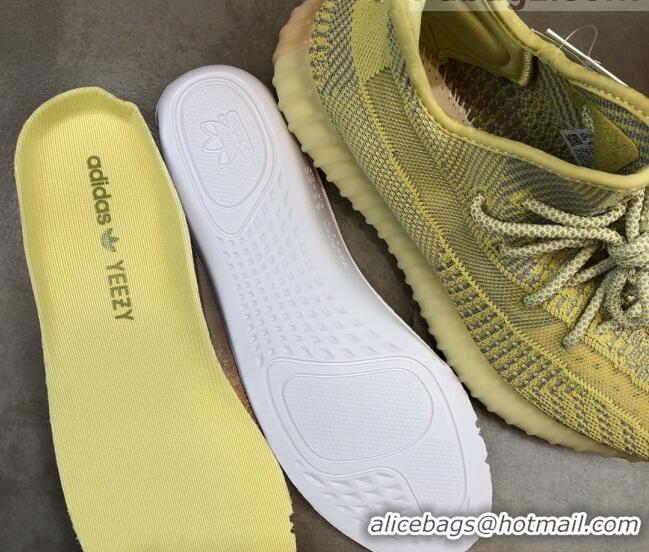 Unique Style Adidas Yeezy Boost 350 V2 Sneakers ' Antlian Static' Yellow 042039