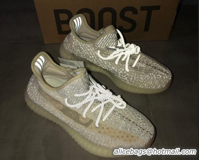 Cheap Price Adidas Yeezy Boost 350 V2 Sneakers ' Lundmark Refective' Beige/Grey 042044