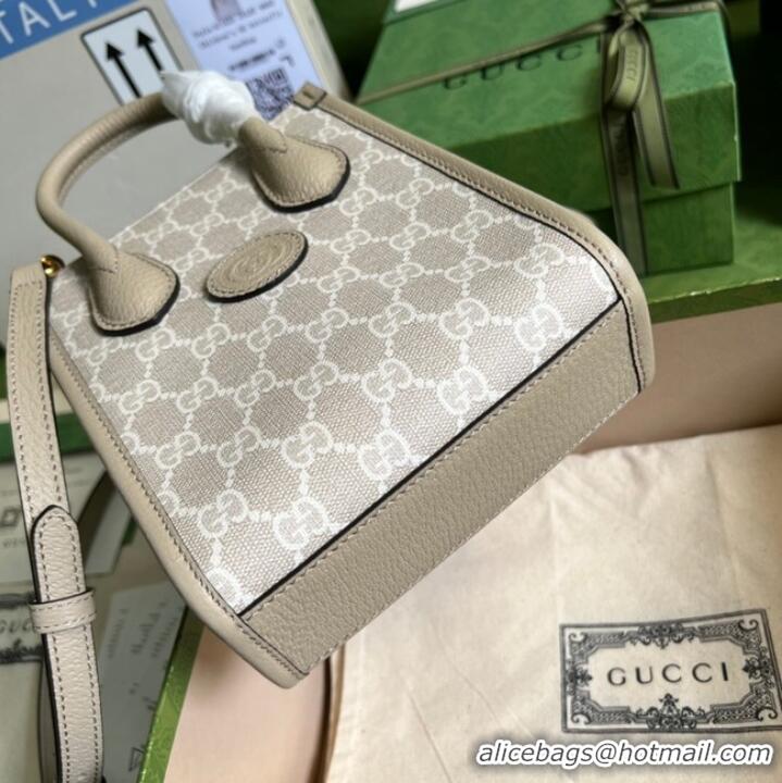 Good Product Gucci Mini tote bag with Interlocking G 671623 Beige