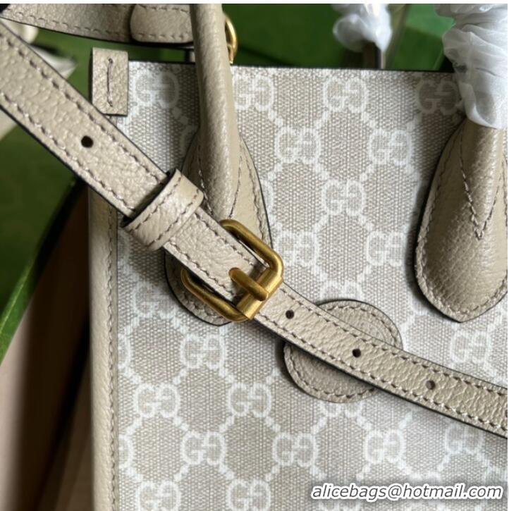 Good Product Gucci Mini tote bag with Interlocking G 671623 Beige