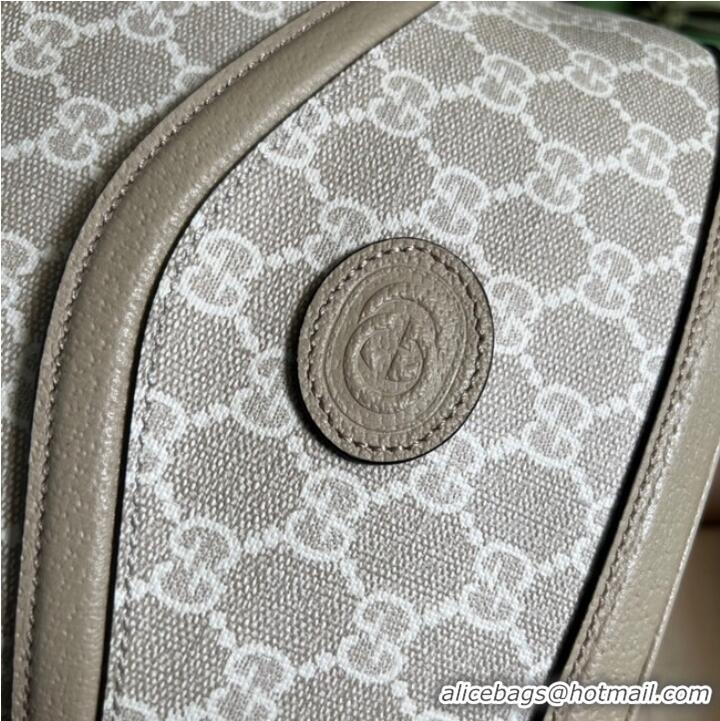 Low Cost Gucci Large shoulder bag with Interlocking G 696011 Beige