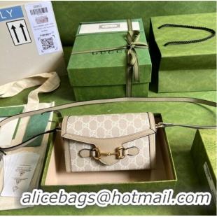 Classic Gucci shoulder bag with Interlocking G 699296 Beige