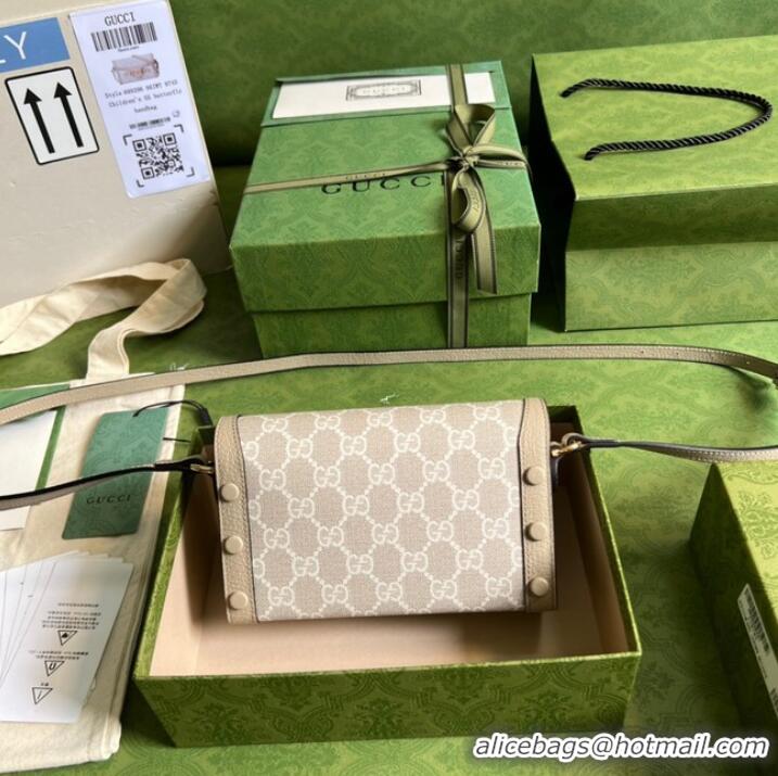 Classic Gucci shoulder bag with Interlocking G 699296 Beige