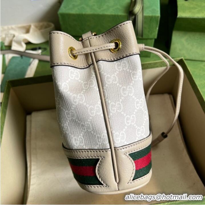 Buy Fashionable Gucci Ophidia mini GG bucket bag ‎550620 Beige