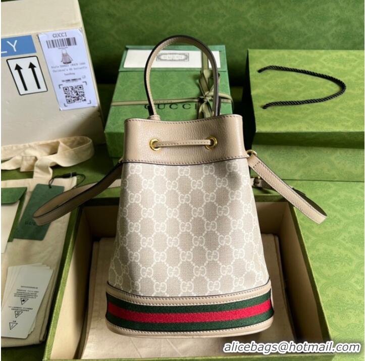 Buy Discount Gucci Ophidia small GG bucket bag 550621 Beige