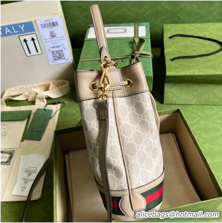 Buy Discount Gucci Ophidia small GG bucket bag 550621 Beige